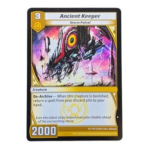 2014 Kaijudo Ancient Keeper Trading Card